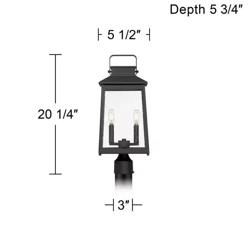 Borne lumineuse d'extérieur moderne, adaptée aux porches et aux façades de bâtiments, double éclairage pour la protection contre les intempéries.