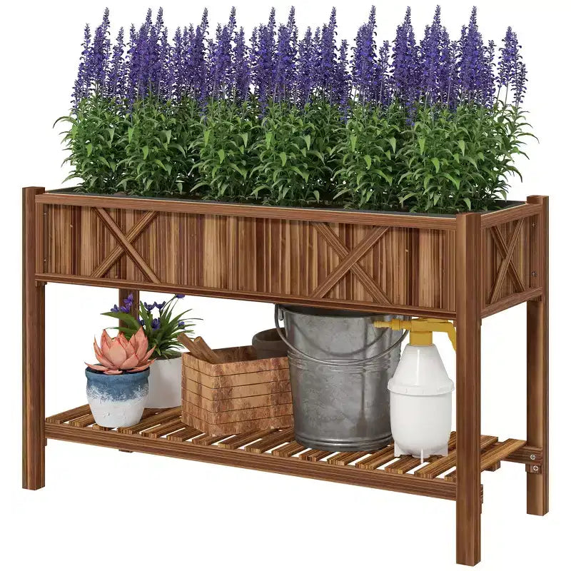 Jardinières surélevées en bois