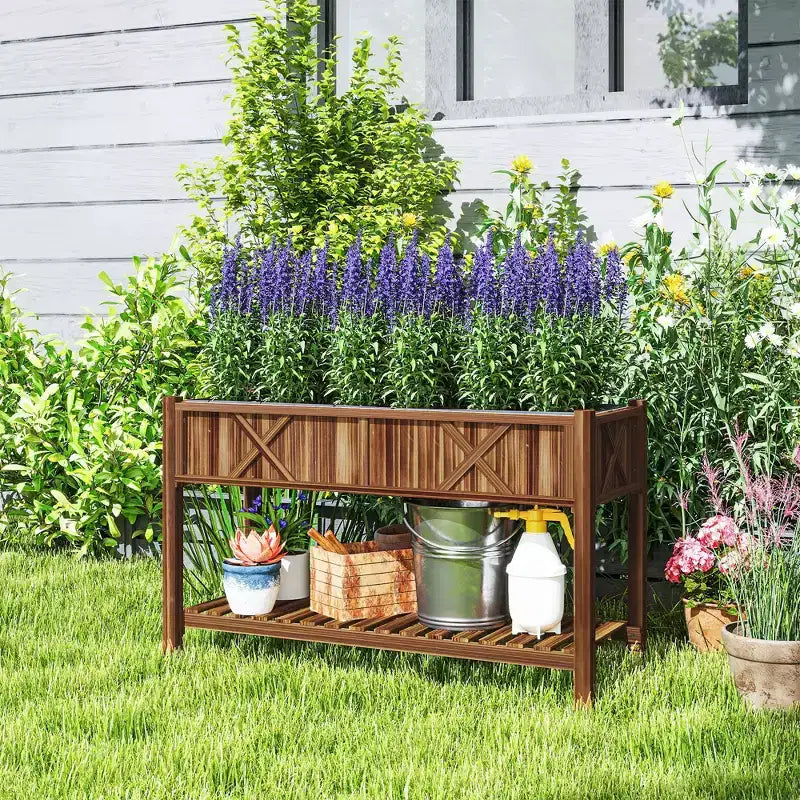 Jardinières surélevées en bois