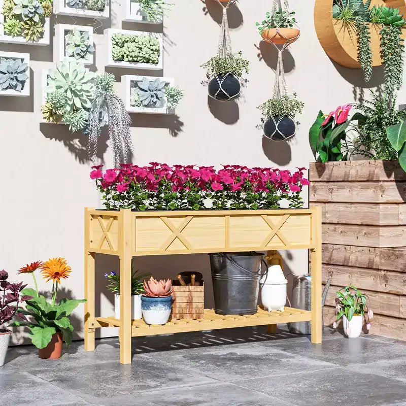 Jardinières surélevées en bois