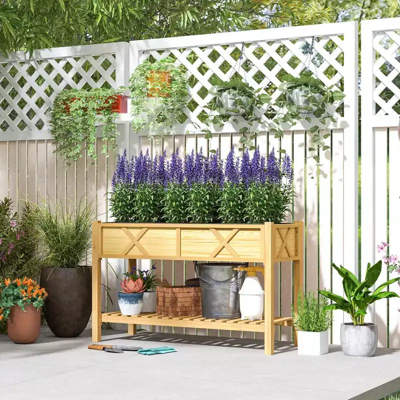Jardinières surélevées en bois