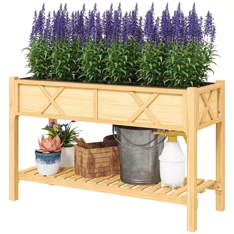 Jardinières surélevées en bois