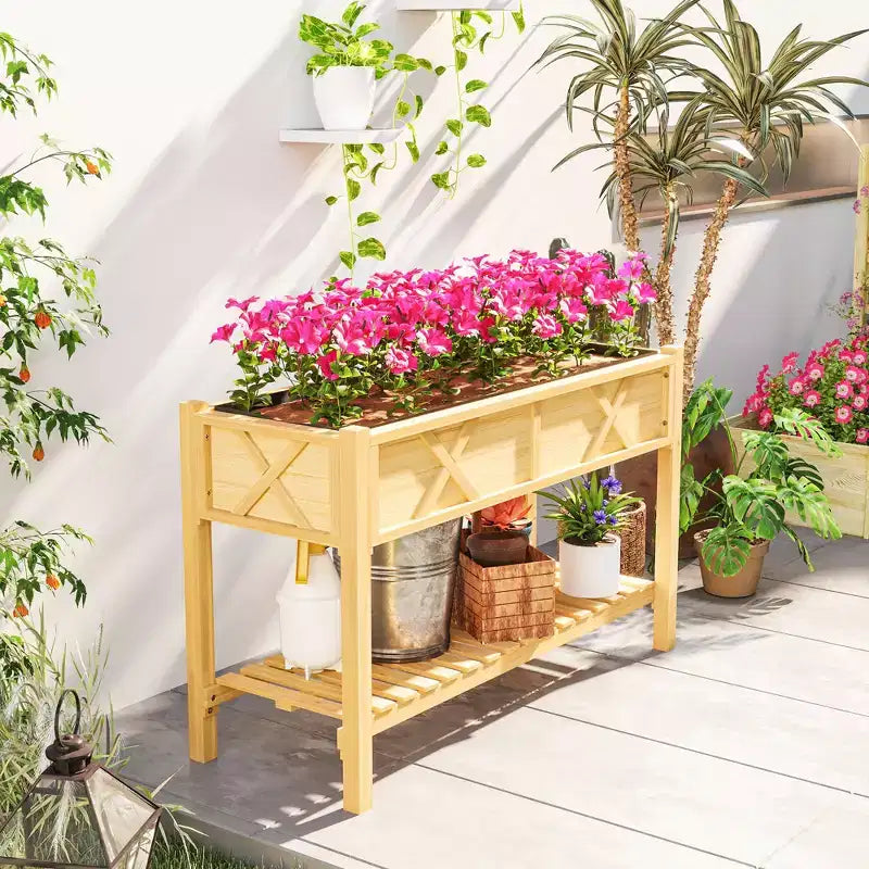 Jardinières surélevées en bois