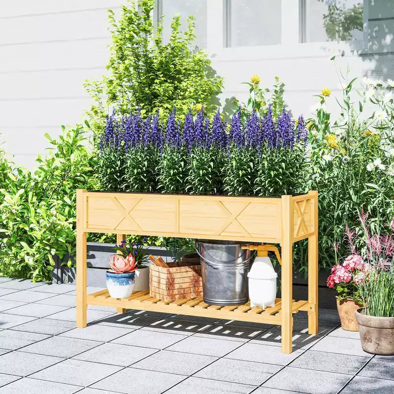 Jardinières surélevées en bois