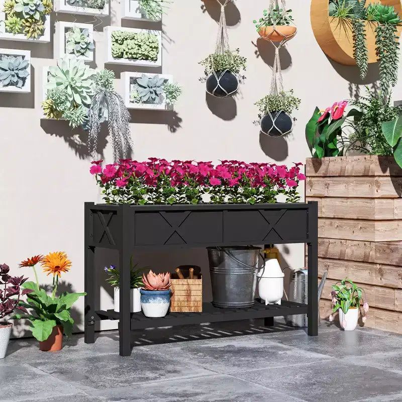Jardinières surélevées en bois