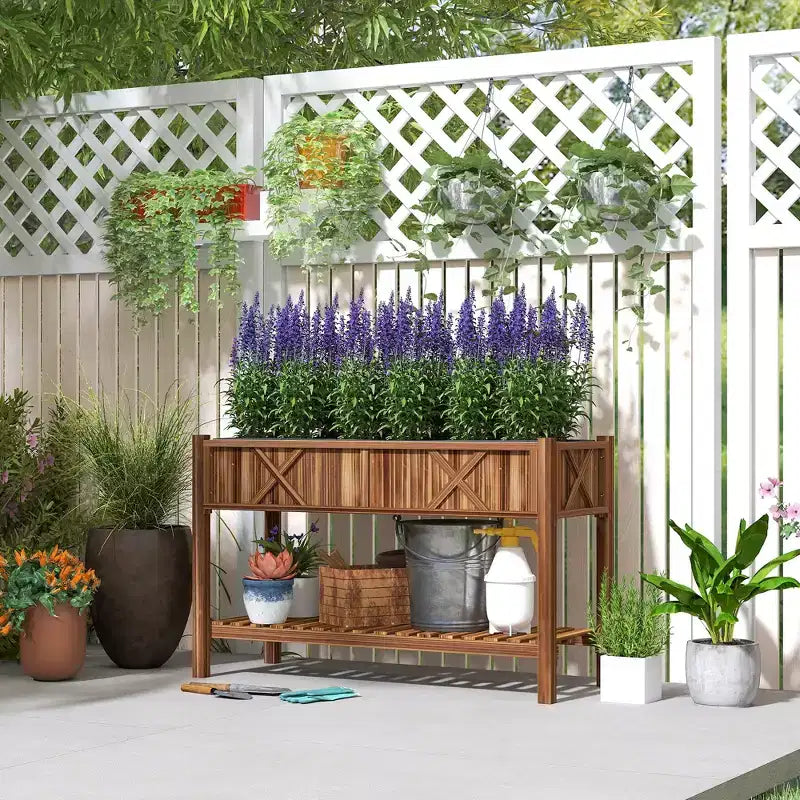Jardinières surélevées en bois