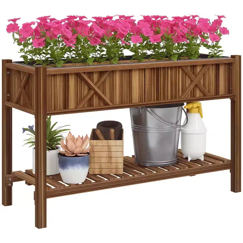Jardinières surélevées en bois