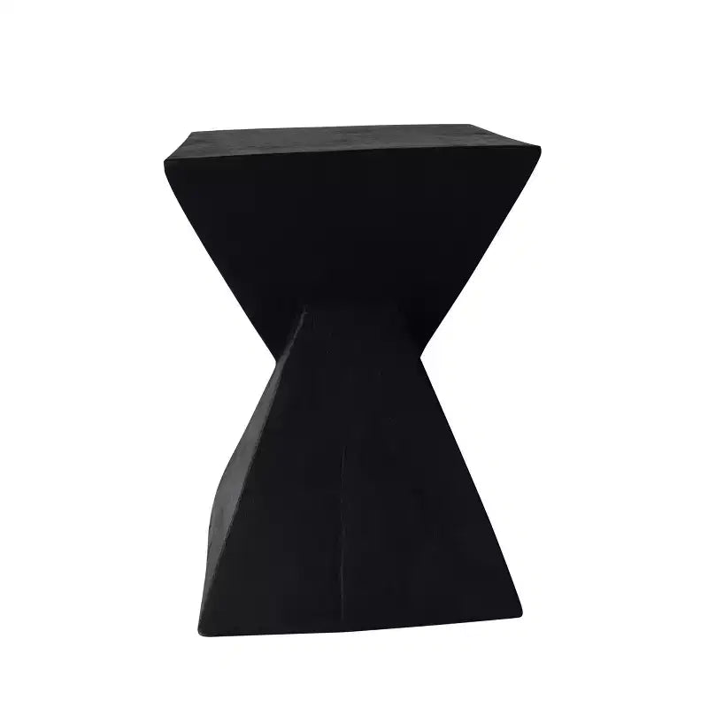 Table d'appoint géométrique en béton léger