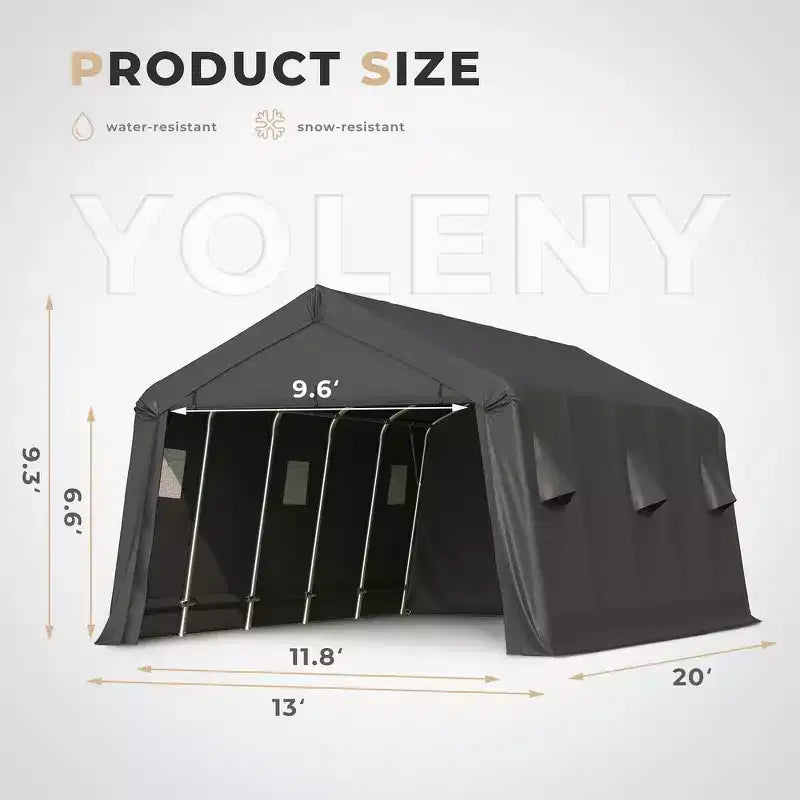 Abri de rangement extérieur portable