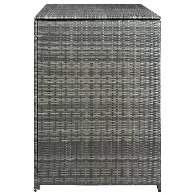 Abri double pour poubelles avec couvercle
