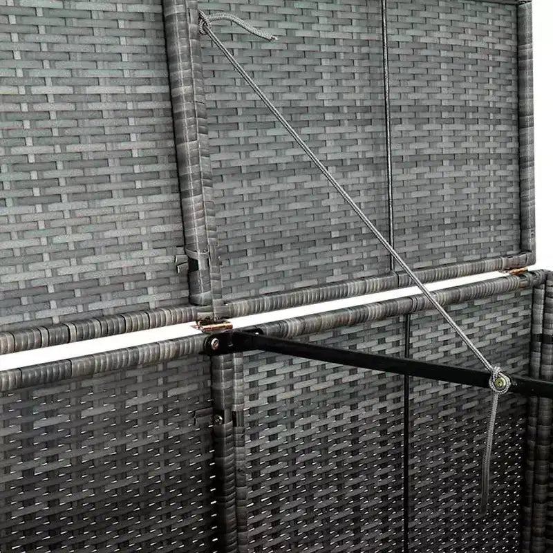 Abri double pour poubelles avec couvercle
