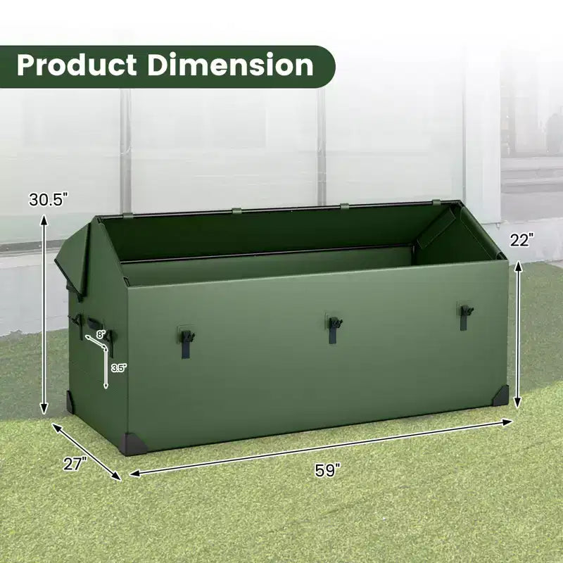 Coffre de rangement extérieur étanche