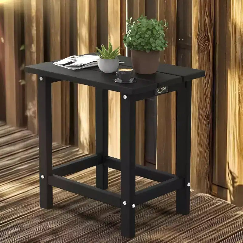 Table d'appoint d'extérieur, table d'appoint de patio en bois