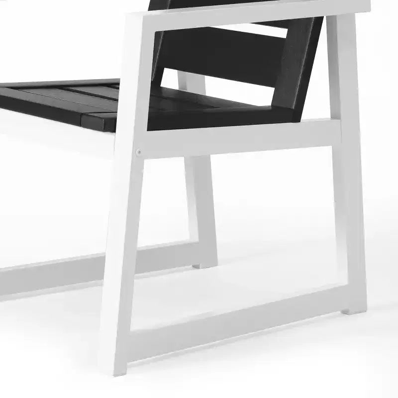 Chaise de salle à manger avec accoudoirs pour terrasse extérieure