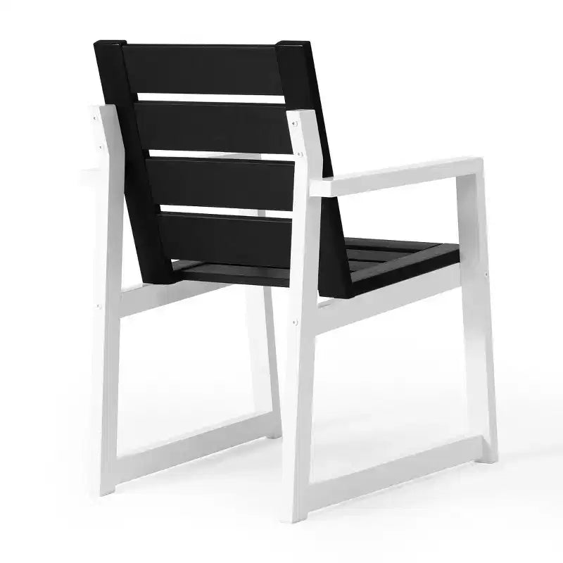 Chaise de salle à manger avec accoudoirs pour terrasse extérieure