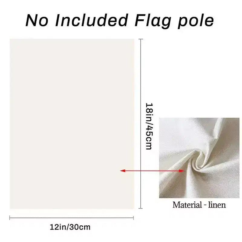 Drapeaux de jardin, drapeaux de cour à motif de trèfle, décorations extérieures de style rustique