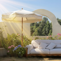 Remplacement de toile de parasol à franges, parasol de jardin extérieur