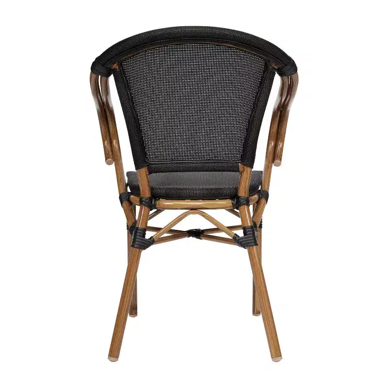 Chaises bistrot commerciales empilables d'intérieur/extérieur