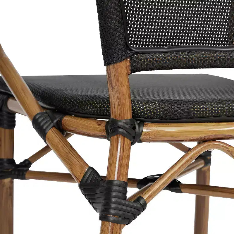 Chaises bistrot commerciales empilables d'intérieur/extérieur