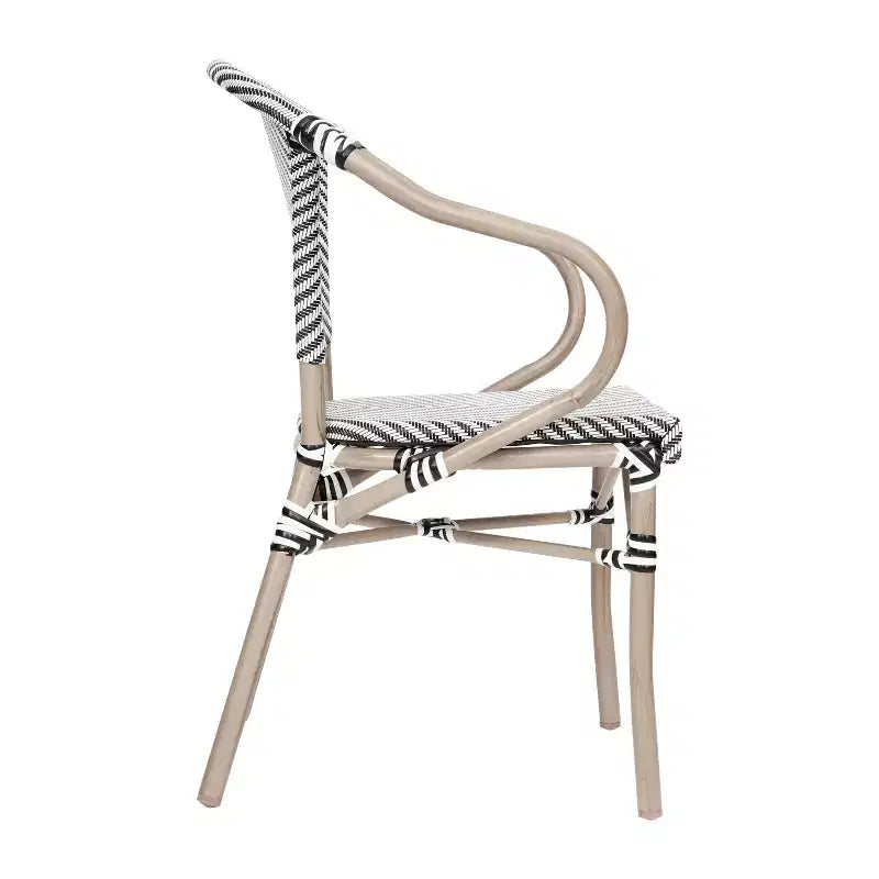 Chaises bistrot commerciales empilables d'intérieur/extérieur