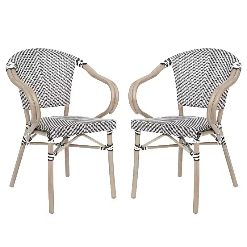 Chaises bistrot commerciales empilables d'intérieur/extérieur
