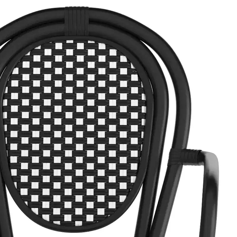 Chaises empilables commerciales d'intérieur/d'extérieur avec accoudoirs