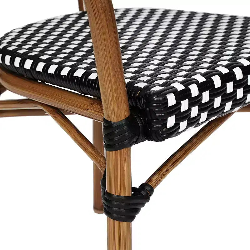 Chaises empilables commerciales d'intérieur/d'extérieur avec accoudoirs