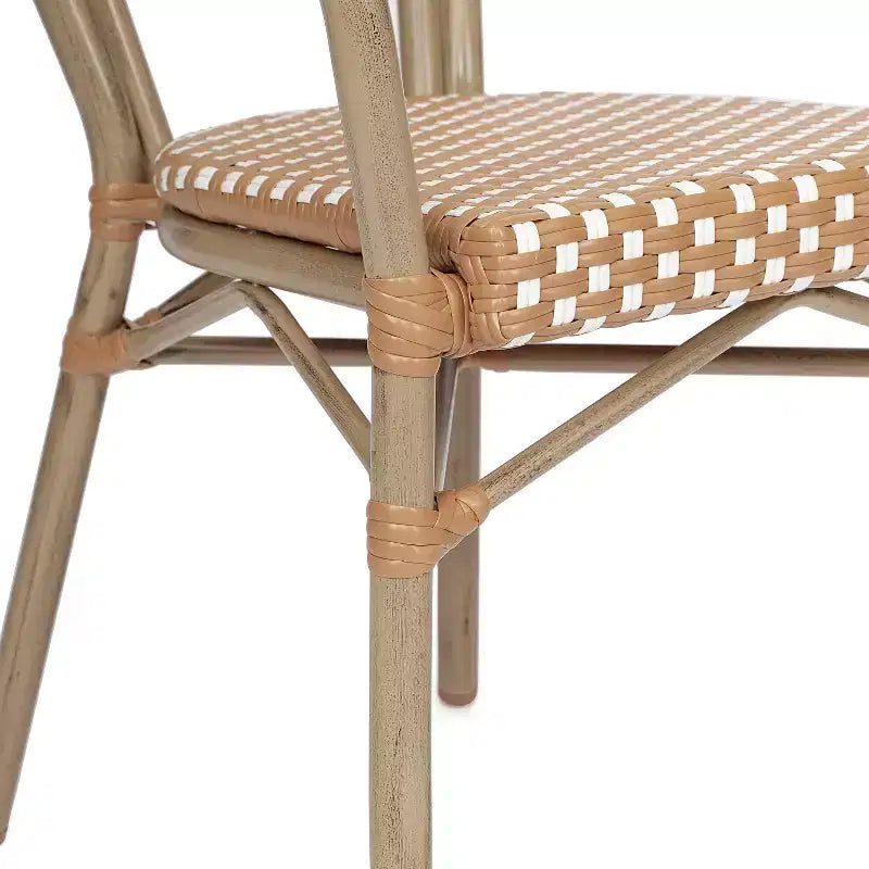 Chaises empilables commerciales d'intérieur/d'extérieur avec accoudoirs