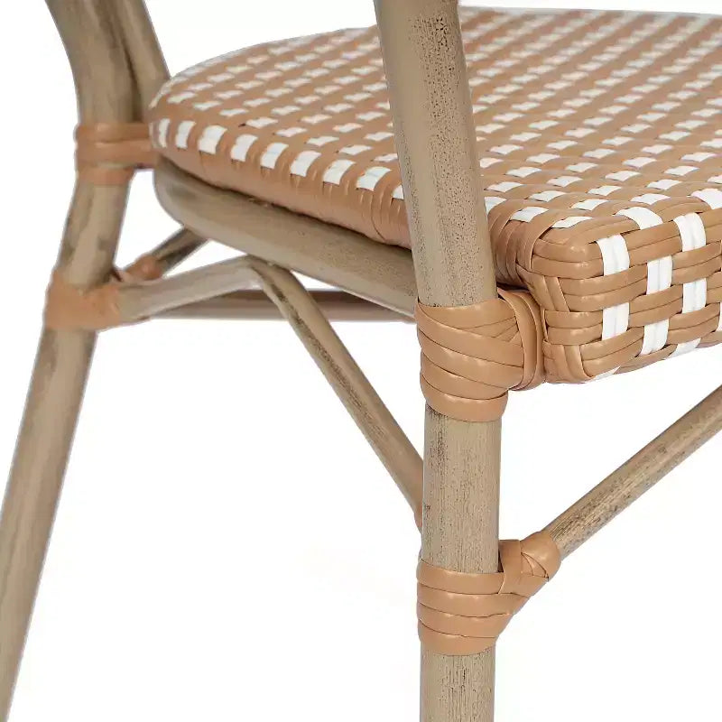 Chaises empilables commerciales d'intérieur/d'extérieur avec accoudoirs