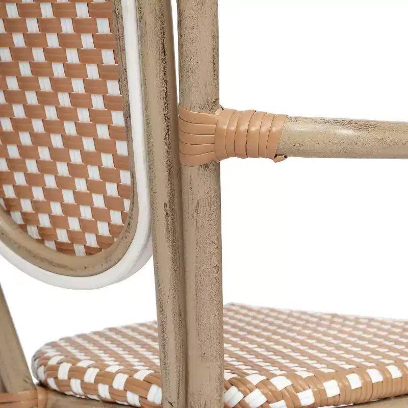 Chaises empilables commerciales d'intérieur/d'extérieur avec accoudoirs