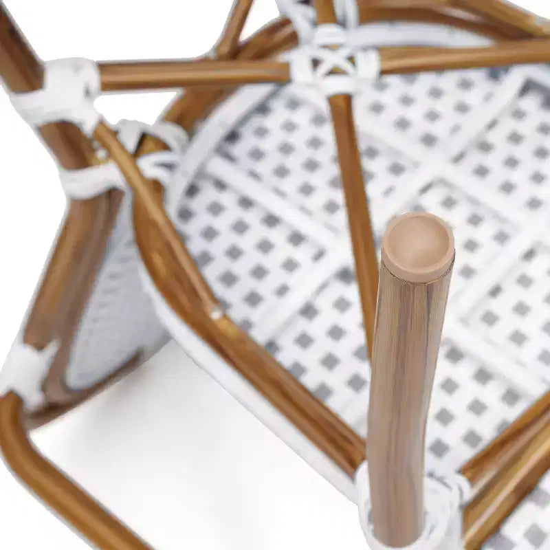 Chaises empilables commerciales d'intérieur/d'extérieur avec accoudoirs
