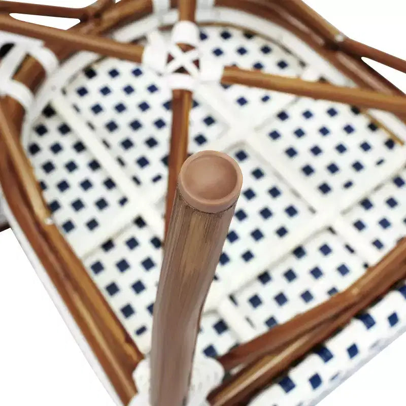 Chaises empilables commerciales en rotin pour intérieur/extérieur