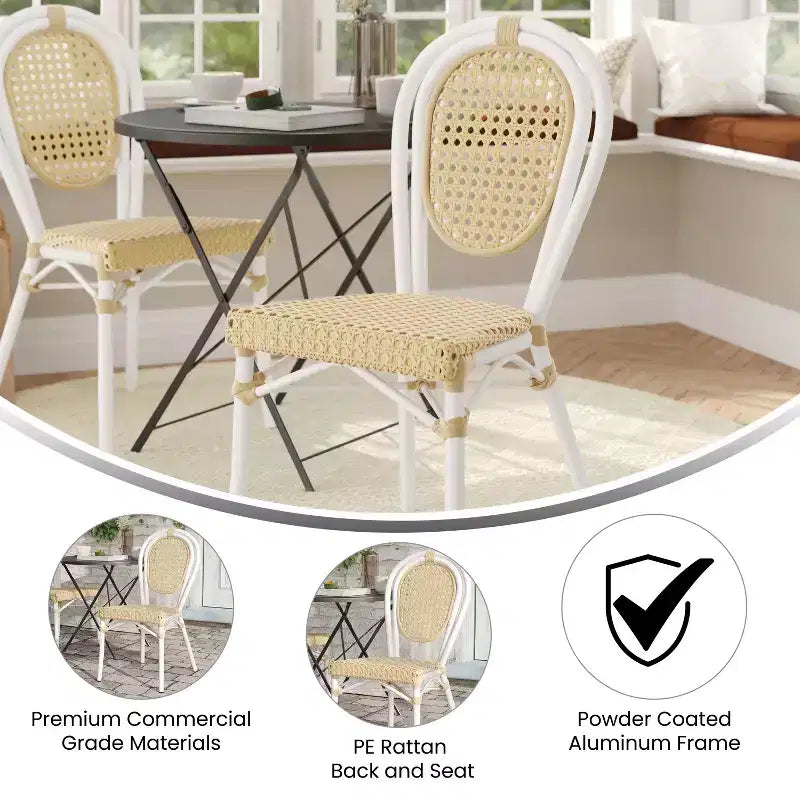 Chaises empilables professionnelles intérieures/extérieures