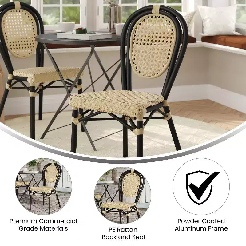 Chaises empilables professionnelles intérieures/extérieures