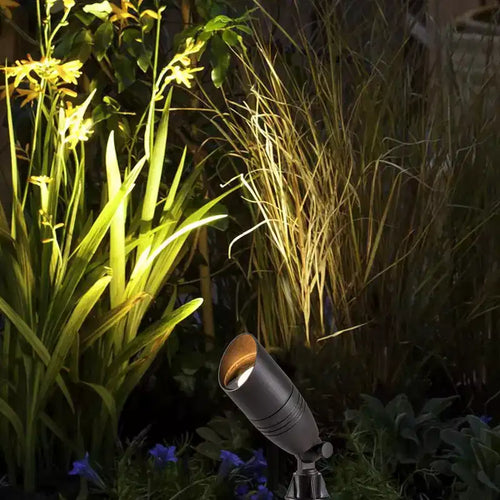 Spot lumineux d'extérieur directionnel bronze foncé (paquet de 4)