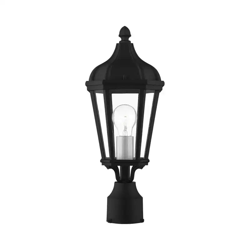 Livex Lighting Morgan 1 - Light Post Light in Textured Black