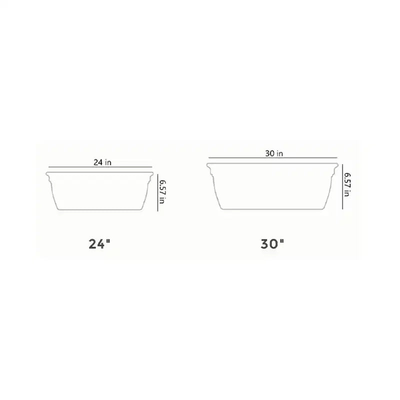 Jardinière décorative de rebord de fenêtre avec plateau amovible, blanche